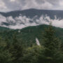 Views from the peak of Mt. Mitchell North Carolina