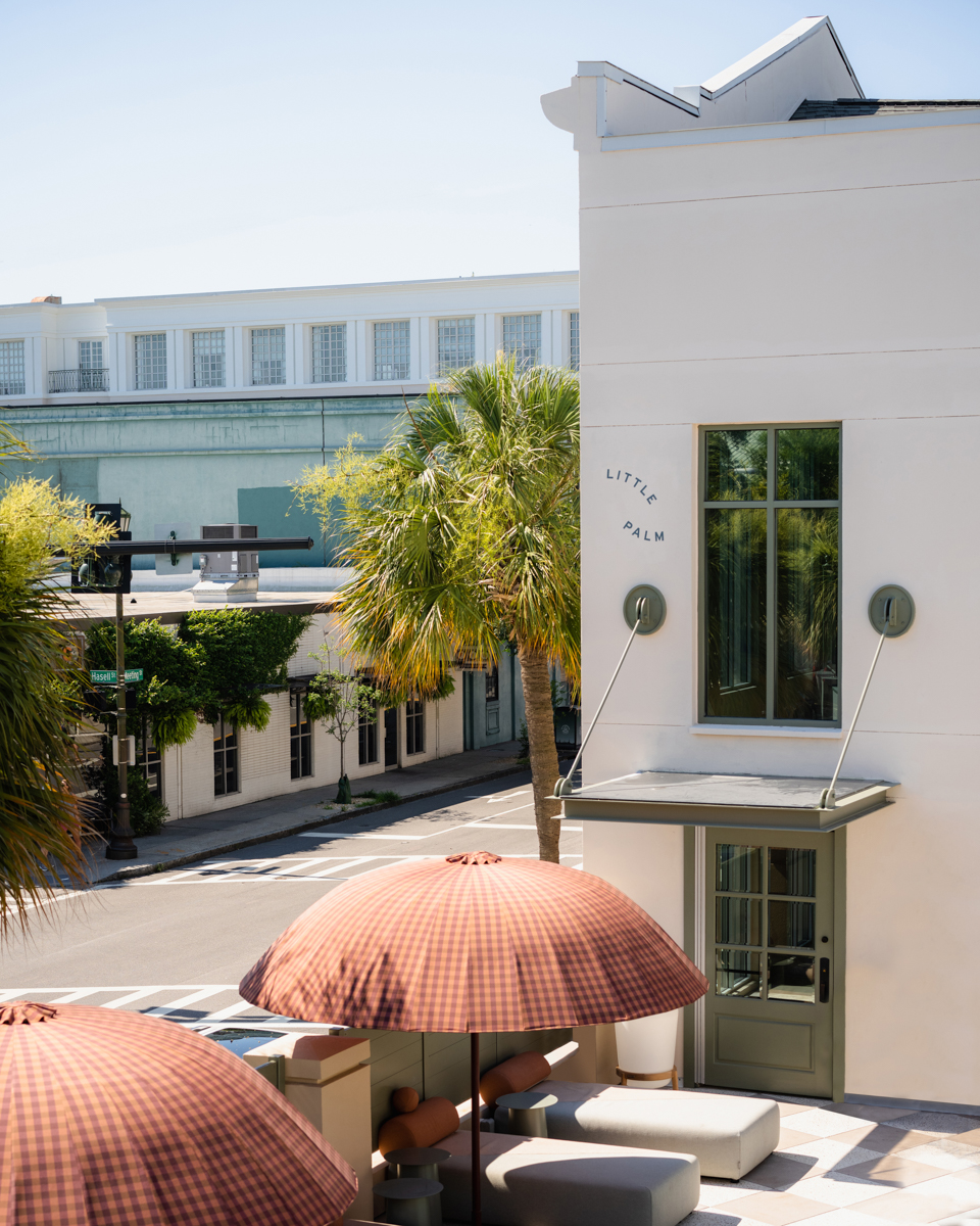 The exterior of The Ryder Hotel in downtown Charleston SC