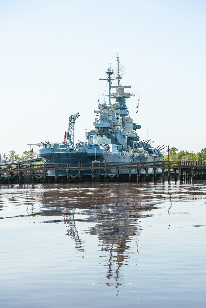 USS North Carolina battleship in Wilmington NC