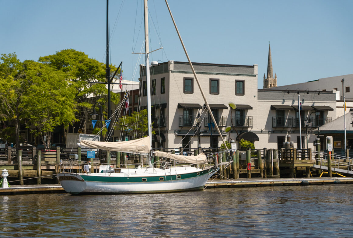 views of Wilmington from the Cape Fear River