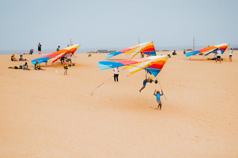Jockeys Ridge Outer Banks Hang Gliding - Things to do in th eOBX with Kids