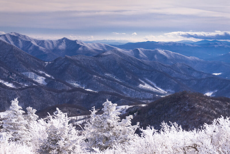 White Christmas In The Mountains Of North Carolina