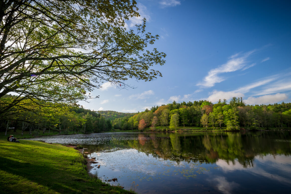 bass lake spring in blowing rock nc